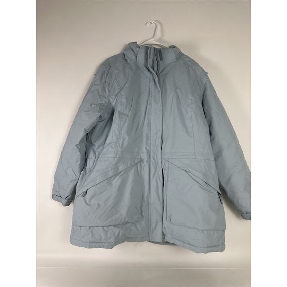 Eddie Bauer Women's Weather Edge Premium 550 Fill Goose Down Coat Size XXL - Picture 2 of 14